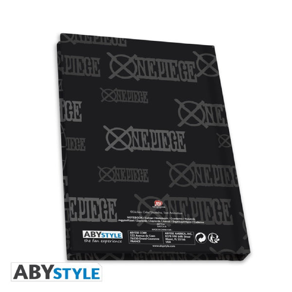 海賊王 - 骷髏禮品套裝 - 玻璃杯 (ABYVER167) + 別針 (ABYPIN013) + A6 筆記簿