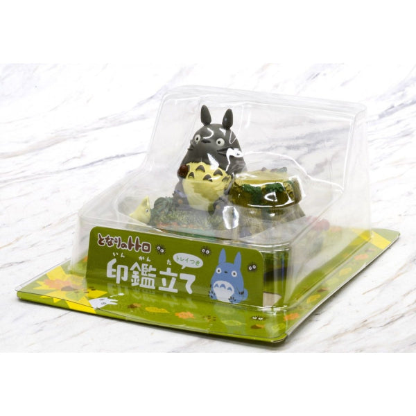 Ghibli - Seal stand "My Neighbor Totoro" (Large Totoro, Small Totoro, Poud)