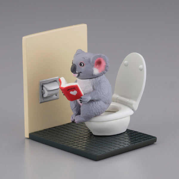 minQ 佐藤邦雄的動物“廁所時間 2”（一套6隻4款）