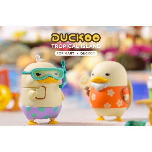 Pop Mart - Duckoo熱帶島嶼系列迷你公仔擺設