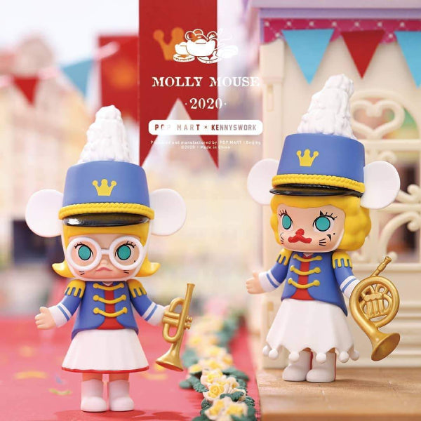 Pop Mart - Molly 新年 2020 Kennyswork x POP MART 系列迷你公仔擺設