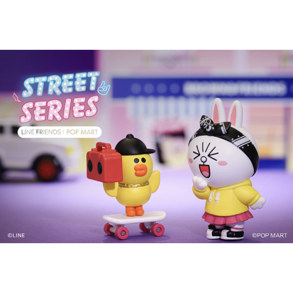 Pop Mart - Line Friends Street Series Mini Figure (Brown, Sally, Cony, etc.)