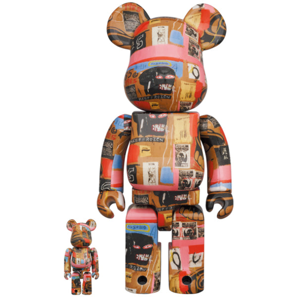 BE@RBRICK 安迪華荷 x 尚-米榭巴斯奇亞 #2 100％ ＆ 400％ 套裝