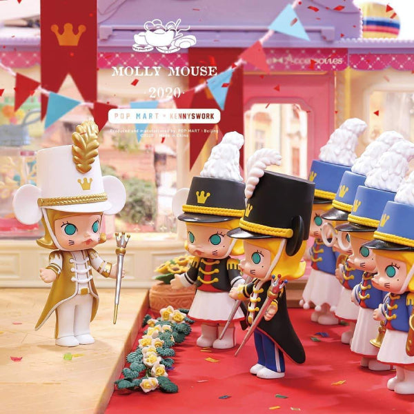 Pop Mart - Molly 新年 2020 Kennyswork x POP MART 系列迷你公仔擺設