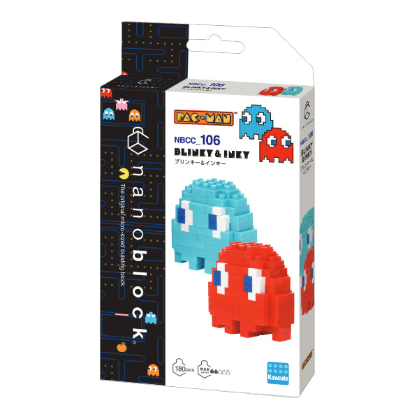 NBCC_106 Nanoblock PAC-MAN BLINKY ＆ INKY