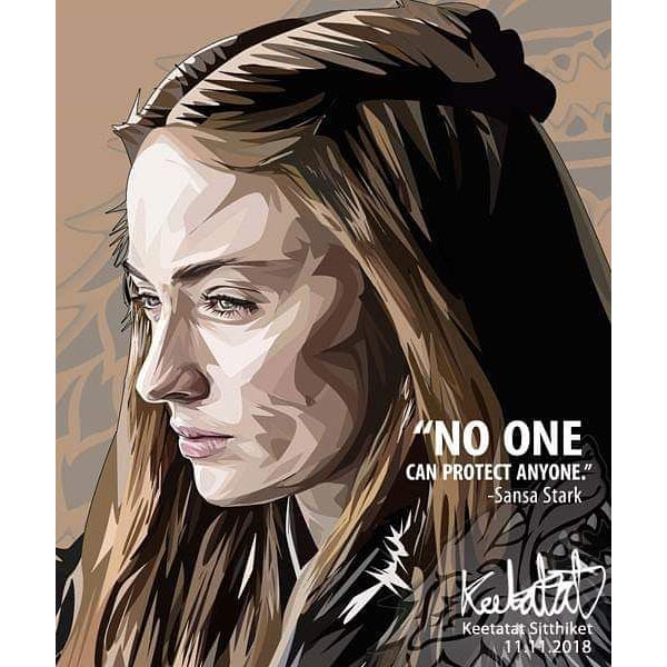 Pop Art Poster Wall Decoration Drawing Game of Thrones Sansa Stark