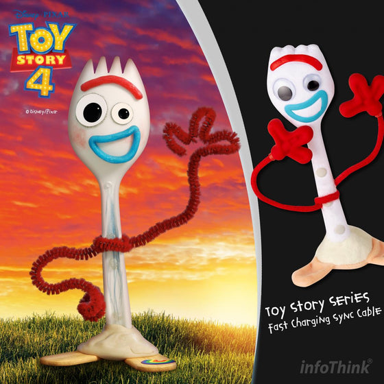 Forky Toy Story 4 Disney Characters Type C Cable