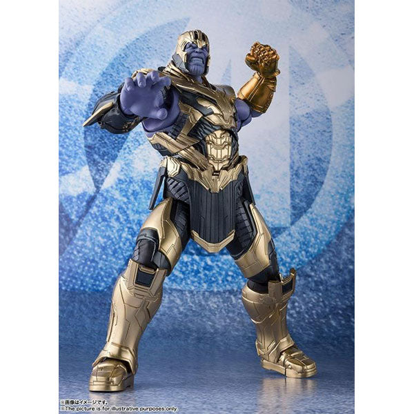 Thanos Avengers S.H.Figuarts Marvel Endgame Armored Infinity Gauntlet fight Action Figure Bandai