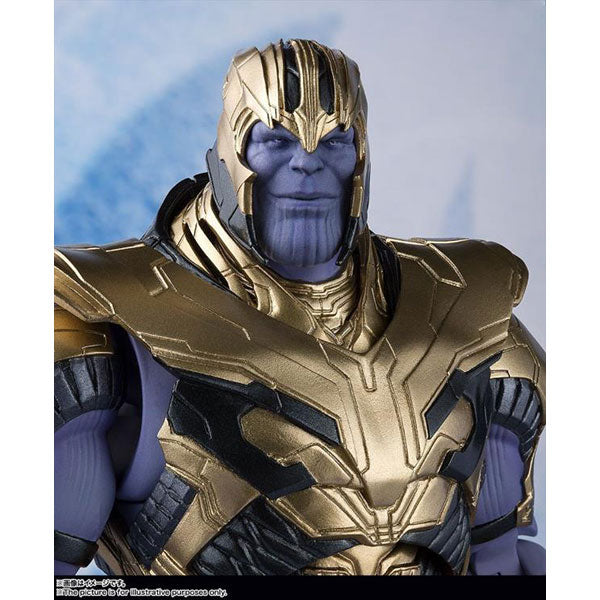Thanos Avengers S.H.Figuarts Marvel Endgame Armored Serious Face Action Figure Bandai