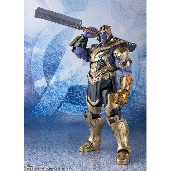 Thanos Avengers S.H.Figuarts Marvel Endgame Armored Sword shoulder Action Figure