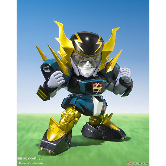 Chogokin Iron Leaguer Mach Windy & Gold Foot Mini Figure