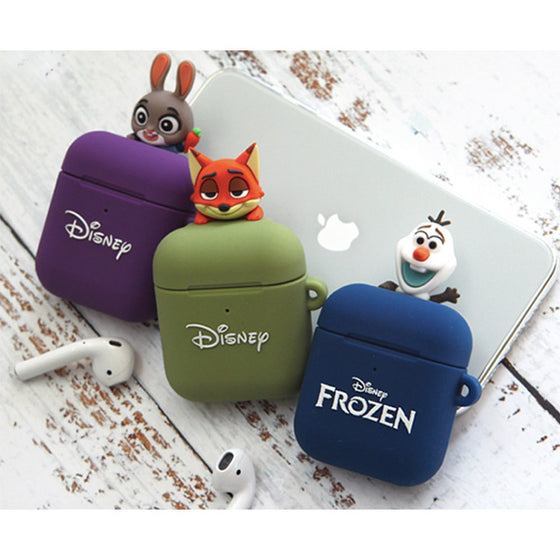 Disney Figure Soft AirPods Case (Judy/ Nick/ Olaf)