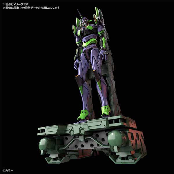 RG 新世紀福音戰士EVA《新劇場版：序》初號機 Unit-01 DX 運輸平台展示台套裝 (再販)