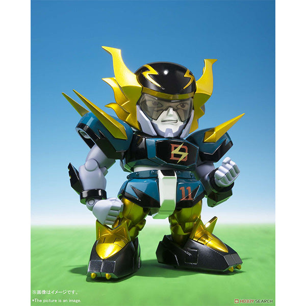 Chogokin Iron Leaguer Mach Windy & Gold Foot Mini Figure