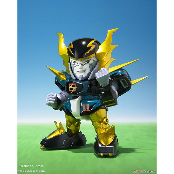 Chogokin Iron Leaguer Mach Windy & Gold Foot Mini Figure