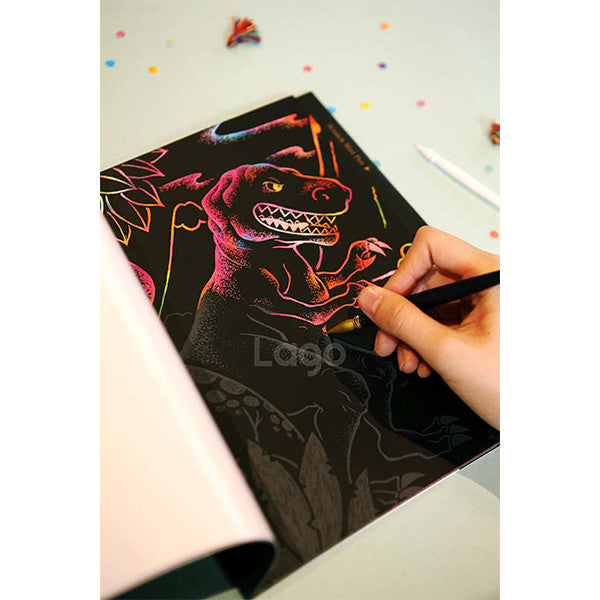 Scratch Coloring Kids - Dinosaur_Art, Fun :)_LAGO - Up-Next