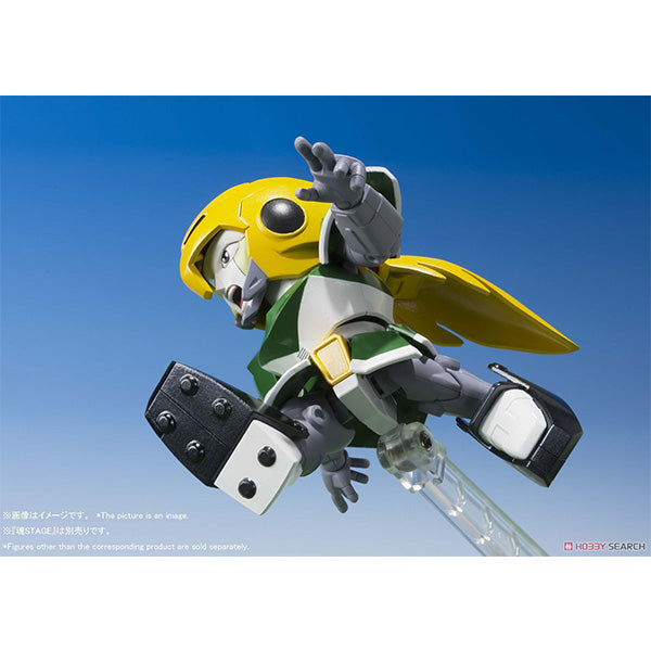 Chogokin Iron Leaguer Mach Windy & Gold Foot Mini Figure