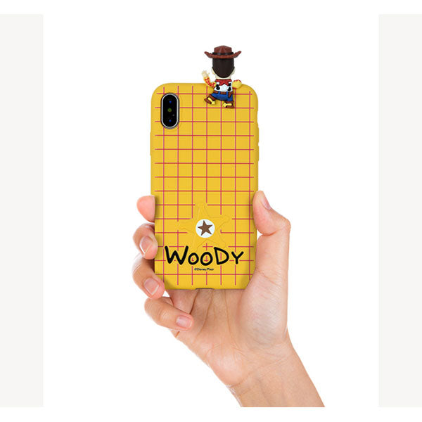 Woody Toy Story Disney mini Figure Protective Anti Drop Soft iphone Case Back on Hand