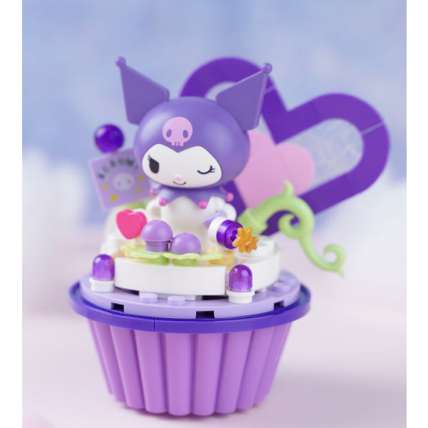 Qman Sanrio 杯子蛋糕造型積木 (Hello Kitty / Melody / 肉桂狗 / 布甸狗 / 可羅米)