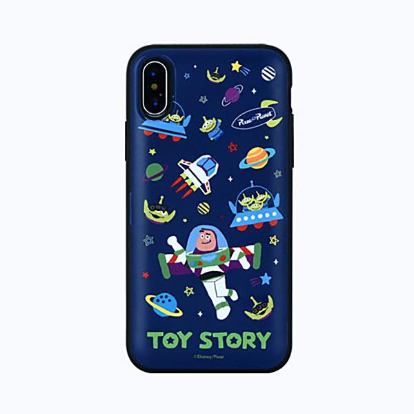 Buzz Lightyear Toy Story Disney Mirror Card Slot Flip iphone Case