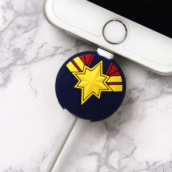 Marvel iPhone Android Smartphone Cable Protector Captain Marvel