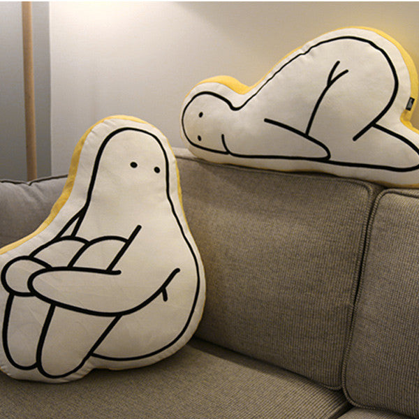 Mr Donothing Shaped Funny Cushion | Home Humorous Lifestyle|Up-Next HK