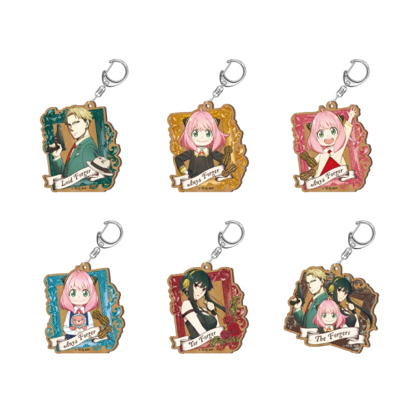 《間諜家家酒》SPY × FAMILY Vintage 木質鎖匙扣 (6種)