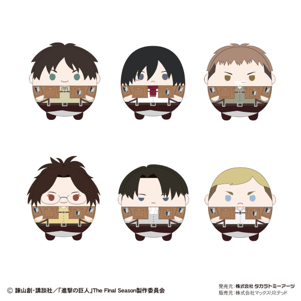 《進擊的巨人》巨大胖胖公仔系列 第二彈