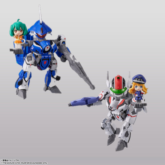 [TINY SESSION] VF-25G 彌賽亞韋基利 (米歇爾機 with 蘭花 / 早乙女機 with 雪露)