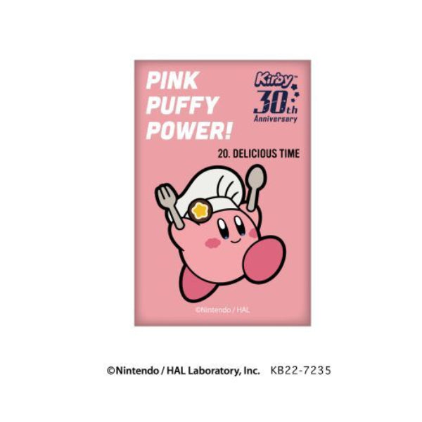 星之卡比30週年襟章套裝 (一套10款)