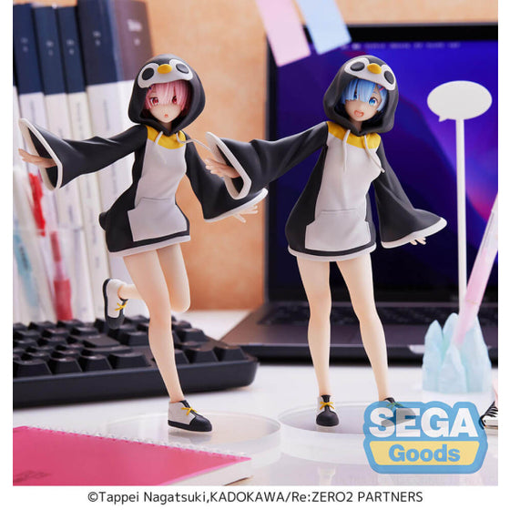 [Luminasta] 《Re:從零開始的異世界生活》 企鵝裝造型Ver. (連冰座筆插) (拉姆 / 雷姆)