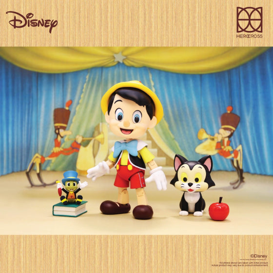 Herocross - HMF#082 小木偶皮諾丘合金造型珍藏人偶2.0版本