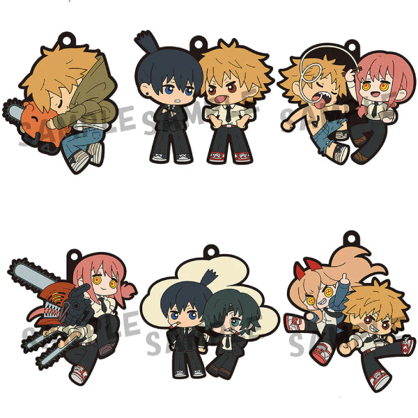 [橡膠塊鎖匙扣系列] 《鏈鋸人》Buddycolle系列 吊飾 (一套6款)