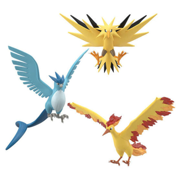 POKEMON SCALE WORLD 關都地區 急凍鳥、雷鳥、火鳥套裝 (2024年10月再販版本)