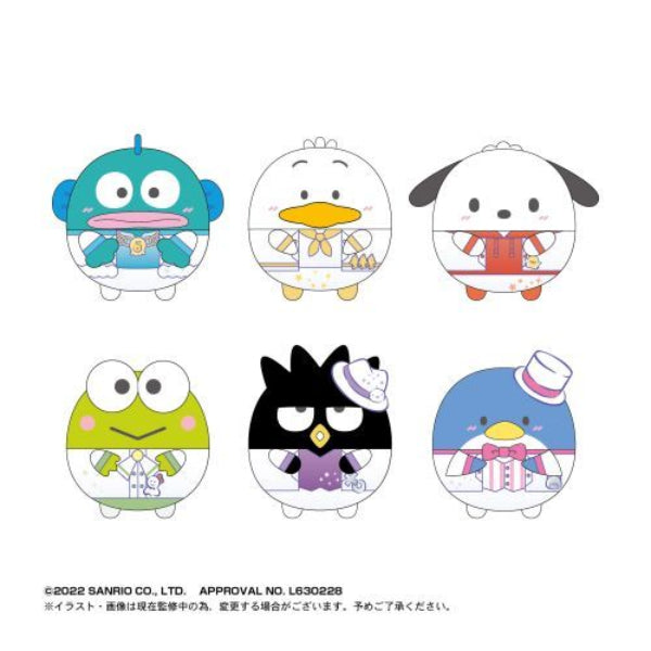 Sanrio 角色胖胖公仔掛飾 第二彈 (一套6款)