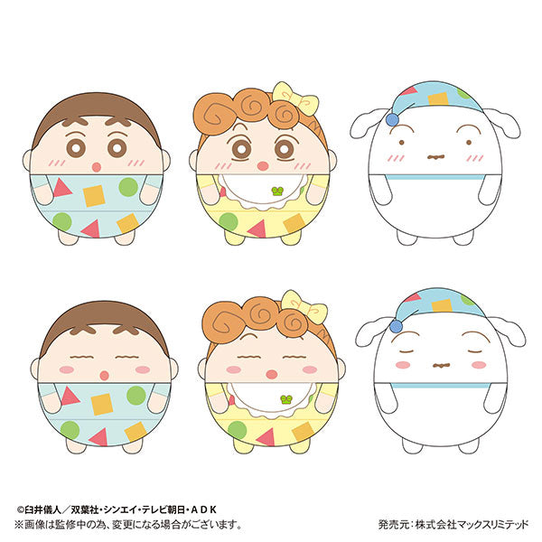 《蠟筆小新》角色胖胖公仔掛飾 第三彈 (一套6款)