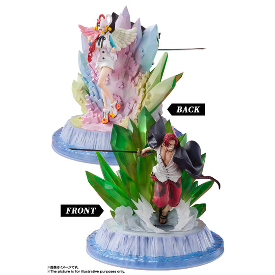 [Figuarts ZERO]《海賊王》紅髮撒古斯 & 美音 -紅髮歌姬-