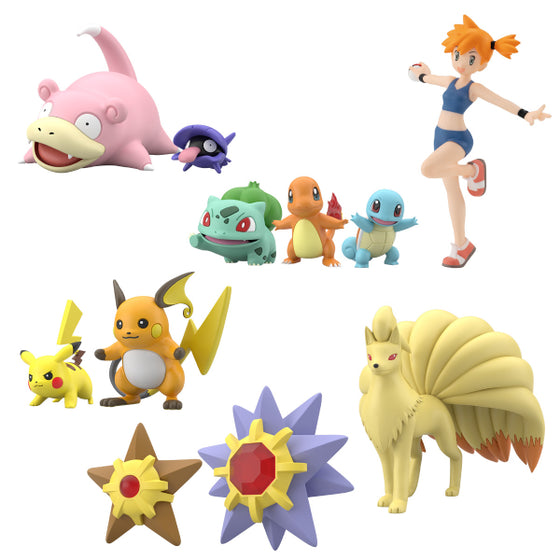 寵物小精靈 Pokémon Scale World 關都地區角色造型公仔系列3 套裝