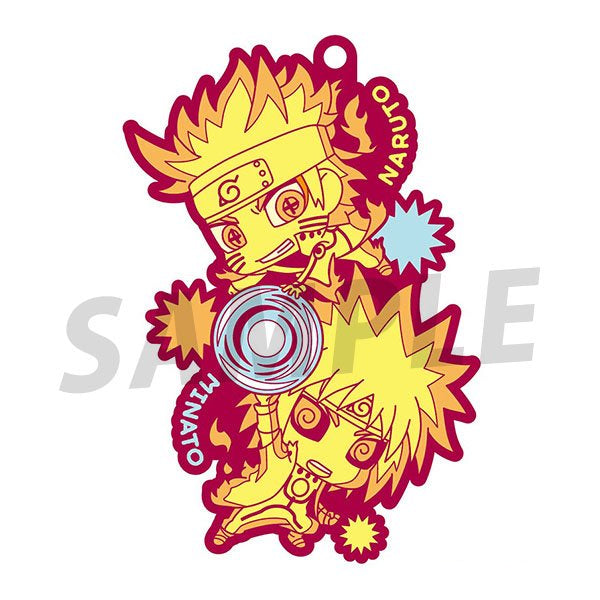 [橡膠塊鎖匙扣系列]《火影忍者 疾風傳》二人小隊[再販] (一盒6個)