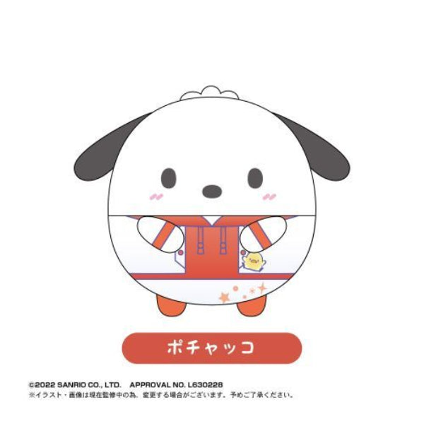 Sanrio 角色胖胖公仔掛飾 第二彈 (一套6款)