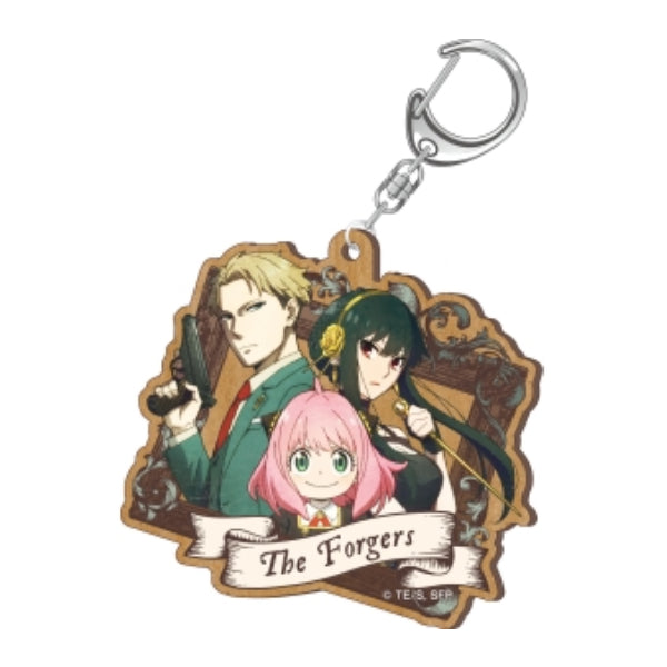 《間諜家家酒》SPY × FAMILY Vintage 木質鎖匙扣 (6種)