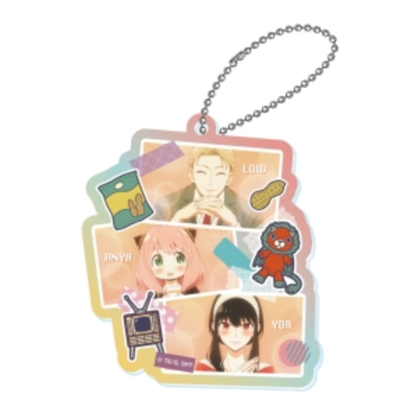 《間諜家家酒》SPY × FAMILY  collage 亞加力鎖匙扣 (一套6個)