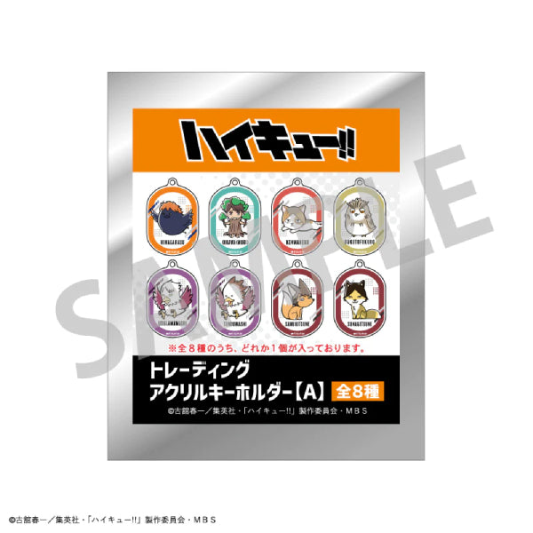 《排球少年》 動物 亞加力鎖匙扣 A套裝 (一套8款)