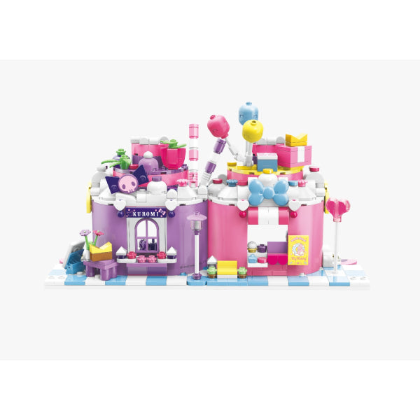 Qman My Melody & 可羅米 Kuromi 蛋糕屋造型積木