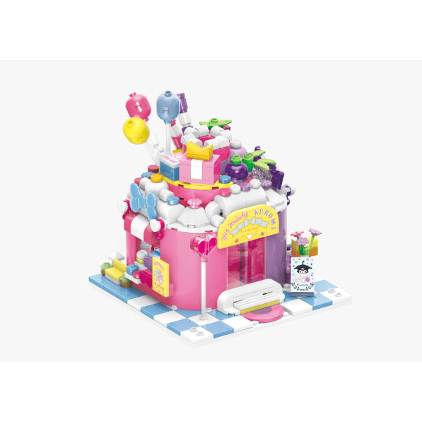 Qman My Melody & 可羅米 Kuromi 蛋糕屋造型積木