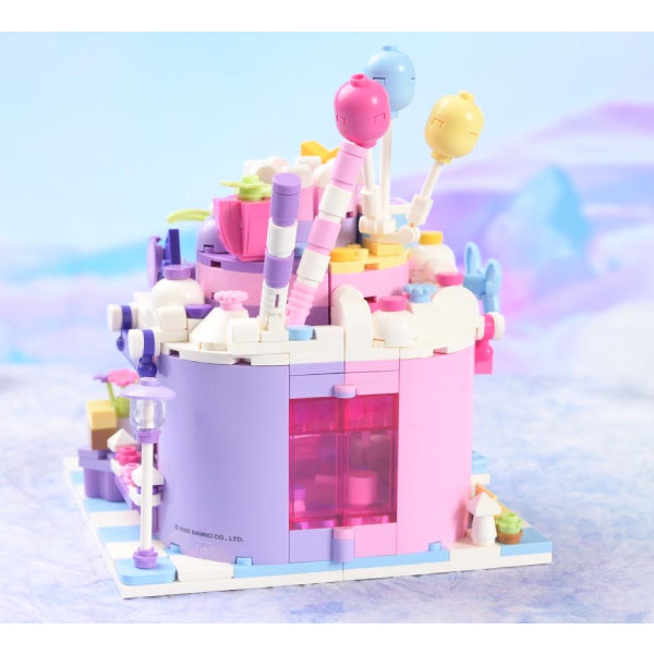 Qman My Melody & 可羅米 Kuromi 蛋糕屋造型積木