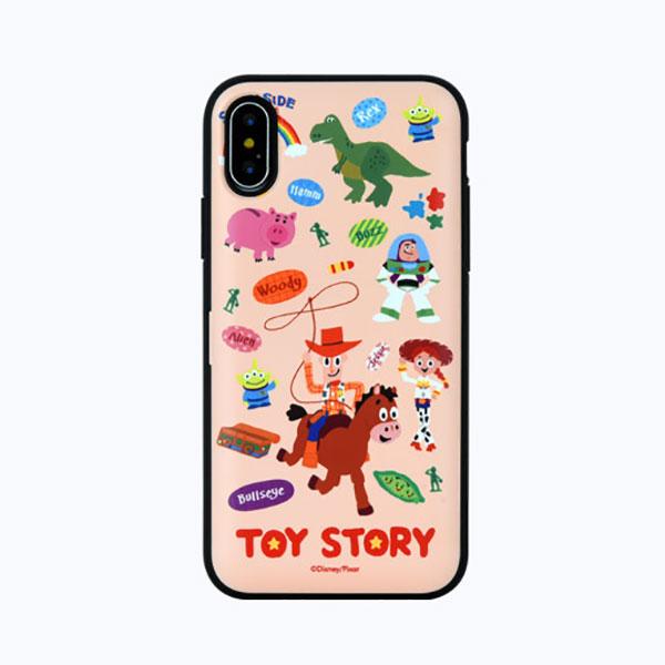 woody buzz jessie hamm Toy Story Disney Mirror Card Slot Flip iphone Case