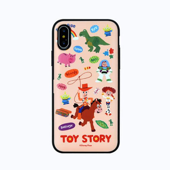 woody buzz jessie hamm Toy Story Disney Mirror Card Slot Flip iphone Case